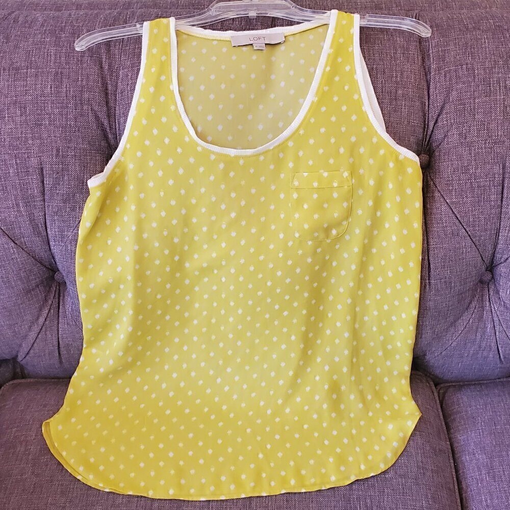 LOFT Tank Top Blouse size XS Summer Spring